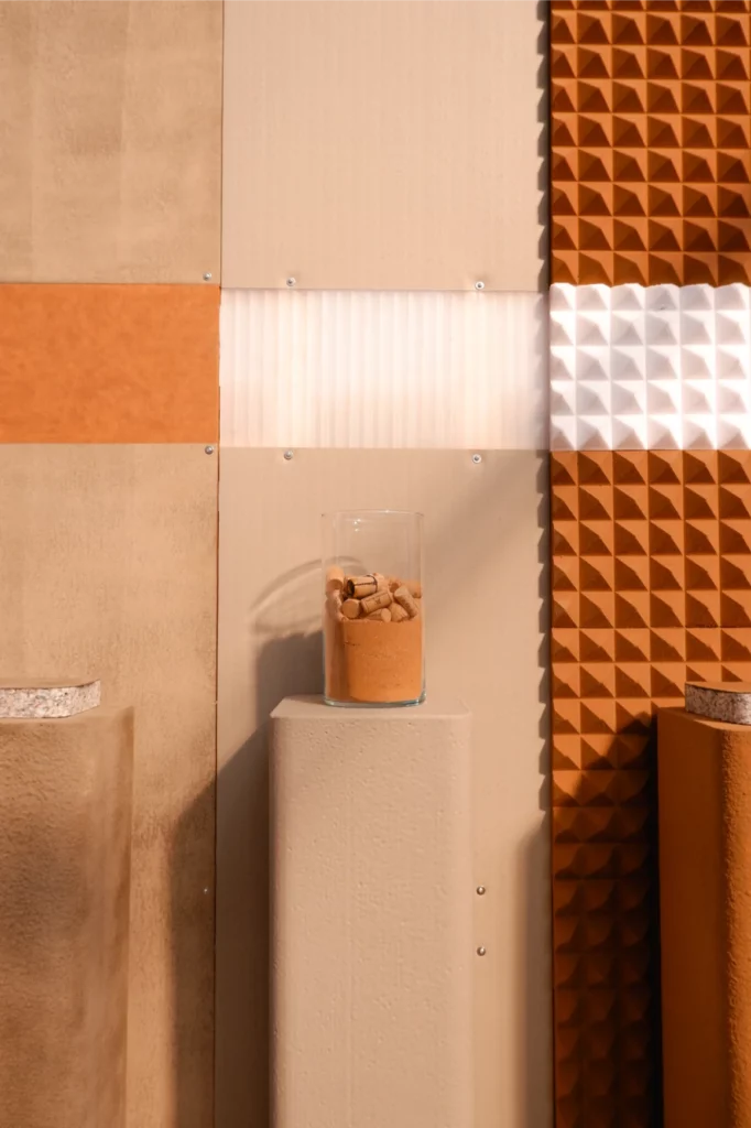 Image taken by Reza Runs, showing waste materials which are turned into sustainable finishings by Cooloo